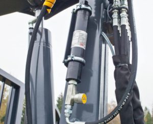 Tlumič pohybů hydraulické ruky